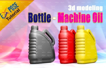 C4DͰװƿ߿߽ģ̳ Cinema 4D - Bottle Engine Oil