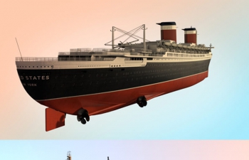 ִֿC4Dģ Large cruise passenger ship
