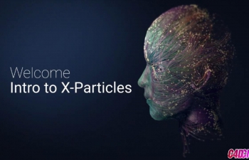 C4D X-Particles+AEںϳΨ沿˿Ч̳̺ز