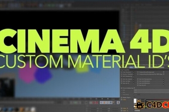 C4DԶID̳ͨ Cinema 4D C Custom Material ID Pass Tutorial