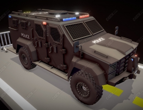 C4Dװ׳ģ Police car Armored car