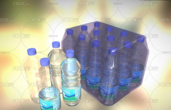 C4DȪˮƿϰװ֭ƿģ Water Bottles