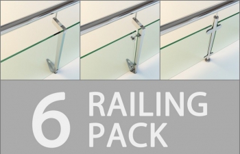 6߾ȻģTurbosquid C Railing Pack