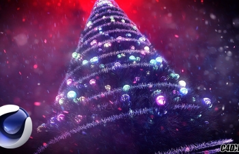 C4D+AEλʥ̳ christmas tree
