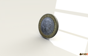 C4DдʵӲҶ̳How to create a realistic looking coin in Cinema 4D