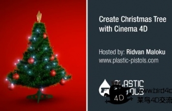ʥHow To Create Christmas Tree With Cinema 4D