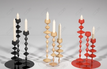 C4Dľ̨ģ Wooden Candlesticks mode