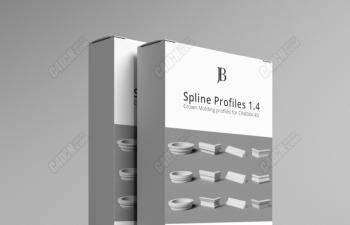C4D样条轮廓线预设 Spline Profiles 1.4