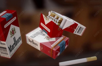 C4D·̺ģ Cigarette packs Model