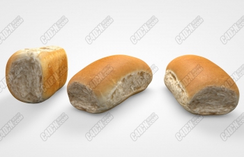 C4DдʵʳƷģ sweet realistic breakfast bread
