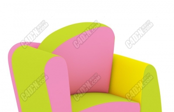 C4DɰͯɳҾģ cute children's sofa furniture model