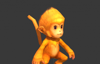 可爱小猴子模型