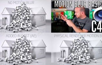 C4D˶ģȾ̳ Cinema 4D - Motion Blur Basics