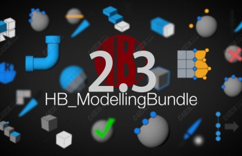 C4D超级好用建模脚本最新版 HB ModellingBundle 2.3