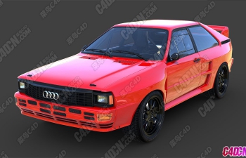 Blenderµ˶ģ Audi Quattro Sport Stock
