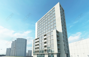 C4D㸴ӽṹ칫ģ Multi-story complex structure office building model