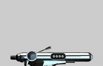 δƻ÷񼤹ǹC4Dģ Future science fiction style laser gun weapon model