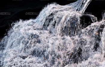 C4D+X-ParticlesӲٲˮ嶯 xpFluidFX Waterfall