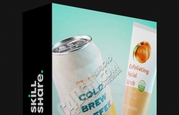 Blender商业饮料产品建模灯光材质渲染广告动画教程