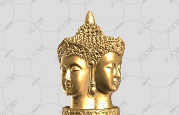 C4Dƽͷģ Buddha's Head