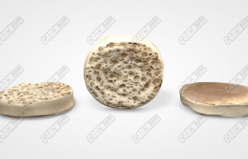 C4DʳƷģ scone toast food model