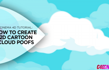 Cinema 4Dд2DͨC4D̳ How to Create 2D Cartoon Cloud Poofs in Cinema 4D