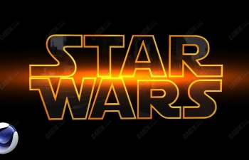 C4DսLOGOֽ̳ Cinema 4D S22 - Create Star Wars Logo