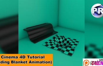 C4Dĵ̺MG񶯻̳ Sliding Blanket Animation (Cinema 4D Tutorial)
