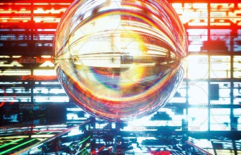 C4D玻璃球多光源材质折射渲染工程下载(Octane Render)