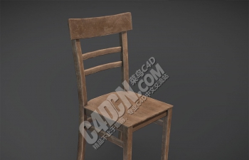C4Dƾľͷģ Wooden Chair