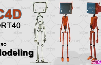 C4D˽ɫģ̳ ORT40 Robo Character Modeling