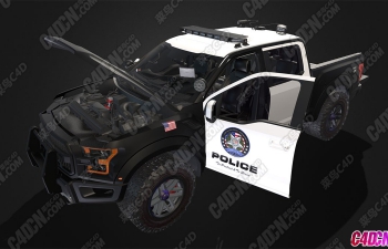 BlenderؾþƤģ Police Ford Raptor