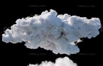 C4D+X-ParticlesӲ xpOpenVDBImporter Basic Clouds