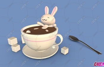 C4DͨȲ豭ɿǹģ Sugar Bunny in Choco