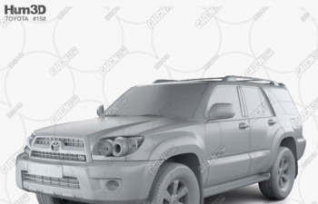 C4D+MAX+FBX+OBJʽģ Toyota 4Runner 2005