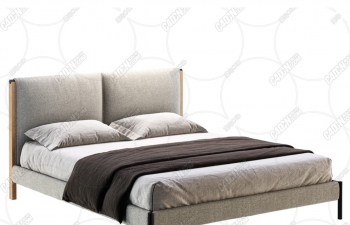 双人床家具模型 ricordi 1862 bed