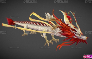 йģ Lowpoly textured Chinese Dragon