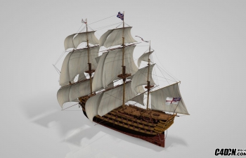 C4DŴģ HMS Victory 3d model