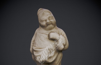 免费C4D侏儒人物雕塑模型 Gnome figurine model