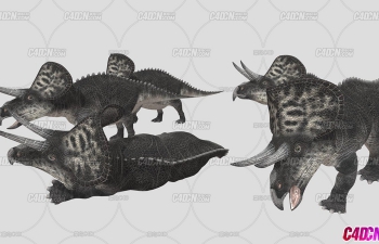 C4DһȺпģ flock of zuniceratops
