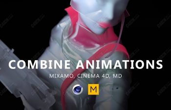 使用Mixamo网站制作角色动画导入C4D工作流程教程