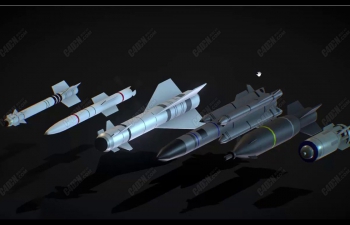 C4D˹ģ lowpoly russian-aviation-weapons