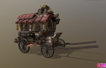 C4Dͽмģ Wagon Model
