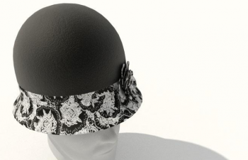 С黨ŮʿԲñģSmall floral lace round cap model of MS.