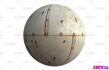 C4D材质球-灰白色斑点生锈钢板贴图素材(4K分辨率)