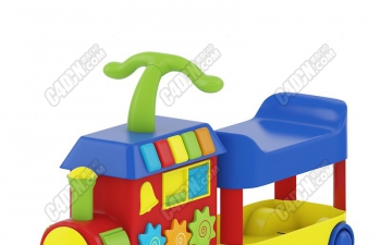 C4DͨС𳵶ͯģ Children's toy model of cartoon train
