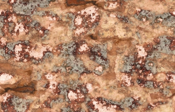 损坏的橙色岩石PBR纹理材质贴图素材总大小168MB