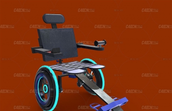 C4D˿ƻģ Sci-Fi Wheelchair