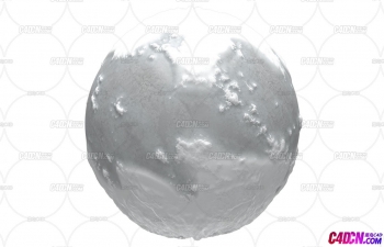 C4D材质球-冰冻河流冰雪贴图(4K分辨率)