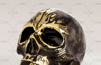 ƽͷǾģ C4D Octane Skull